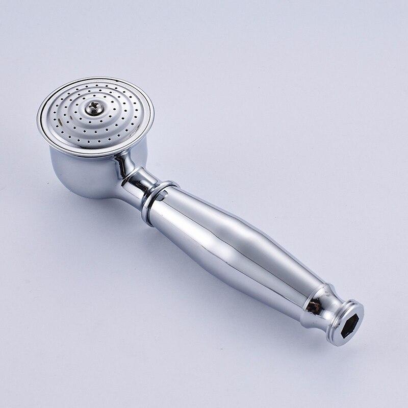 Brass Wall Mount Chrome Bathtub Faucet with Hand Shower and Hot & Cold Mixer FLUXURIE.COM 