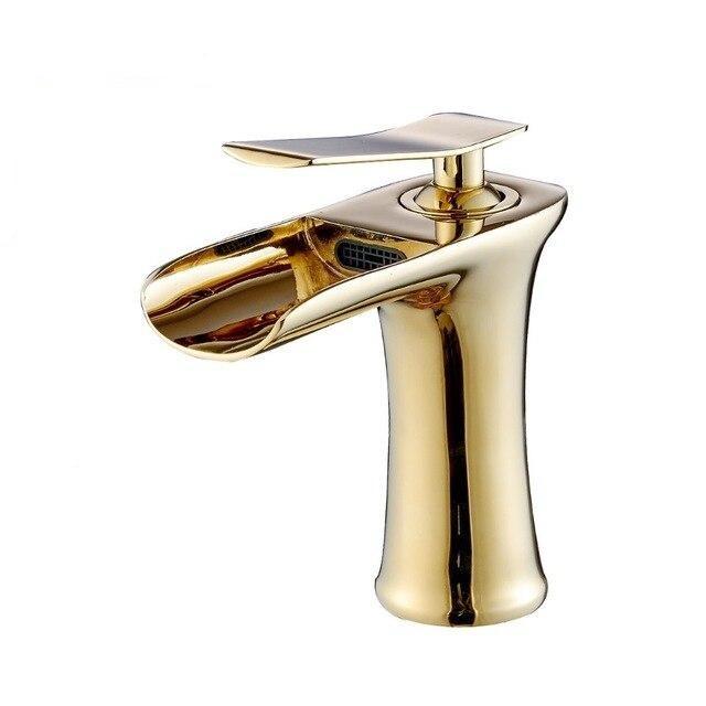 High Quality Antique Bathroom Faucet / Waterfall FLUXURIE.COM YELLOW 