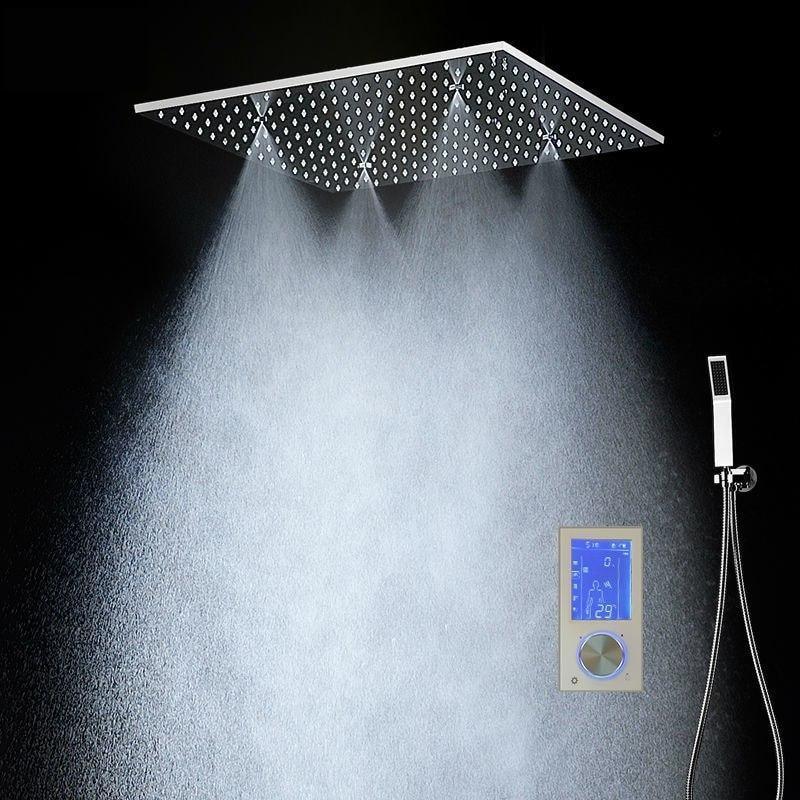 Rainfall / SPA Mist 20 Inch Shower Set System with Digital Display Touch Panel - <i>Eliana</i> Rainfall / SPA Mist 20 Inch Shower Set System with Digital Display Touch Panel - <i>Eliana</i> FLUXURIE.COM 