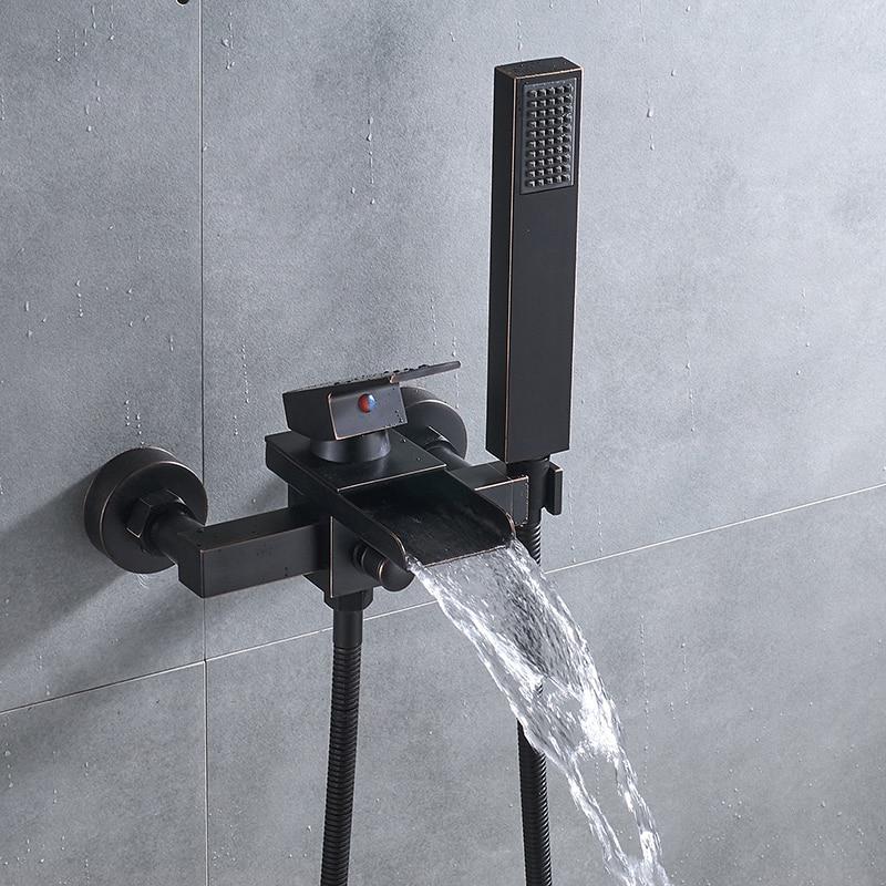 Wall Mount Classic in Various Colors Tub Faucet- ABRAXAS Abraxas FLUXURIE.COM Oil Rubbed Bronze 