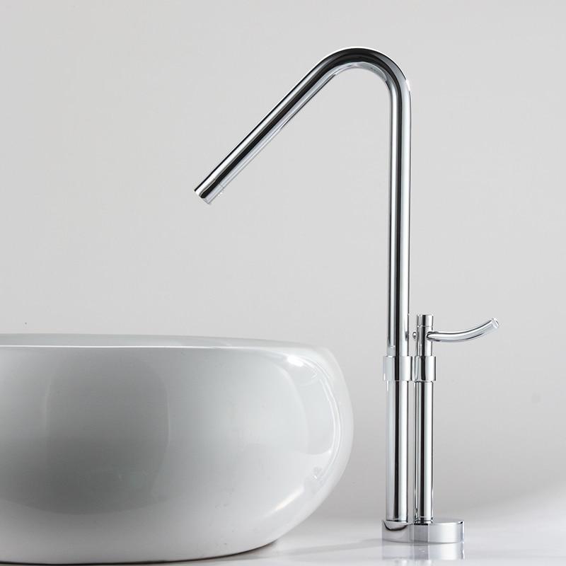 Modern Design Bathroom Faucet Polished Chrome FLUXURIE.COM 