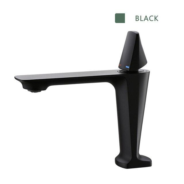 Pure Elegance Bathroom Faucet / Exquisite Craft with Hot and Cold Switching FLUXURIE.COM Black 