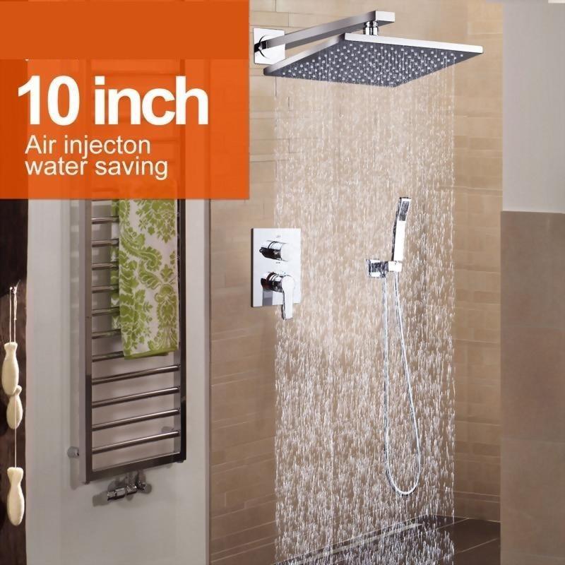 Rain Shower Set System 10 inch with Air Injection - Elide Elide FLUXURIE.COM 