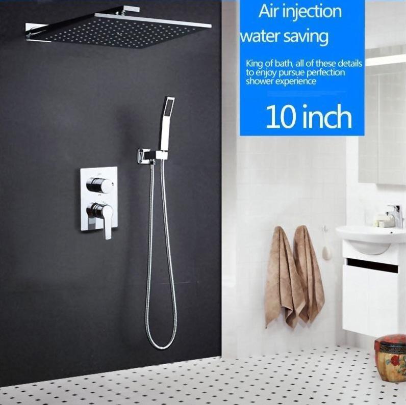 Rain Shower Set System 10 inch with Air Injection - ELIDE Elide FLUXURIE.COM 