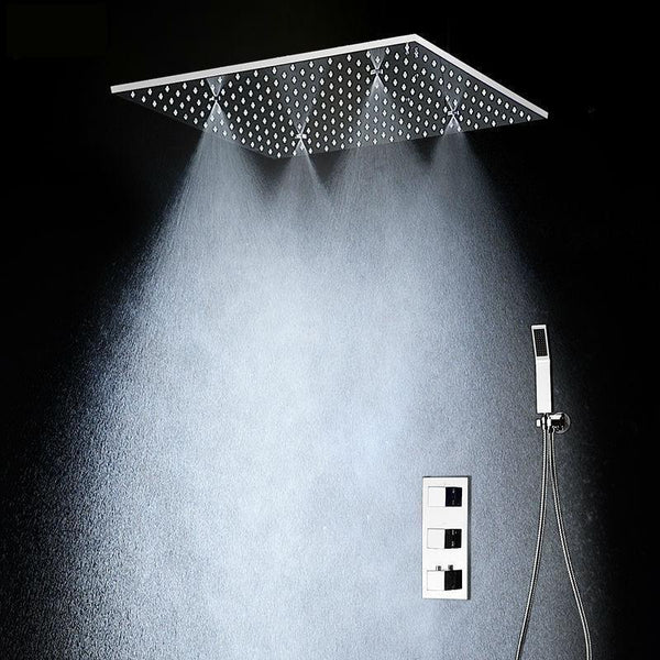 Rain / SPA Mist Shower Set System 20 inch with Thermostatic Mixer - ILVA Ilva FLUXURIE.COM 