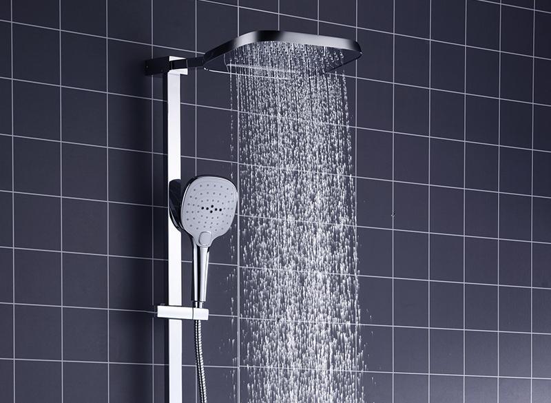 Rain / Waterfall 10 inch Shower System with Smart Thermostat - Olinda Rain / Waterfall 10 inch Shower System with Smart Thermostat - Olinda FLUXURIE.COM 