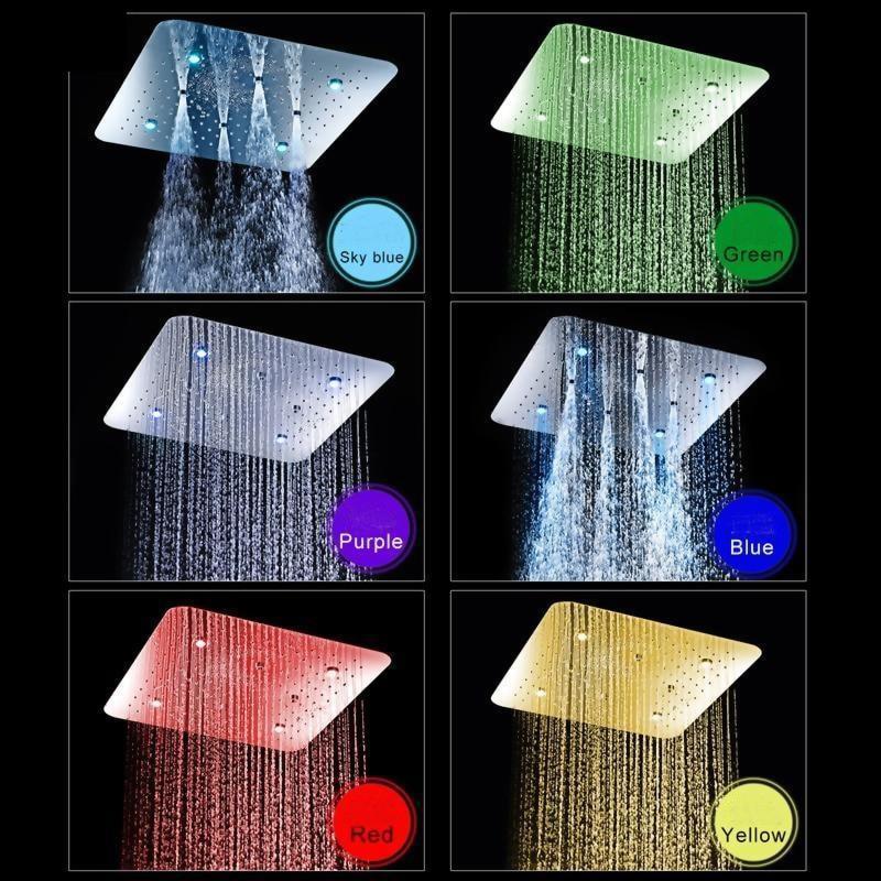 Rainfall / Mist Spray LED Spa 20 Inch Shower System - IONA Iona FLUXURIE.COM 