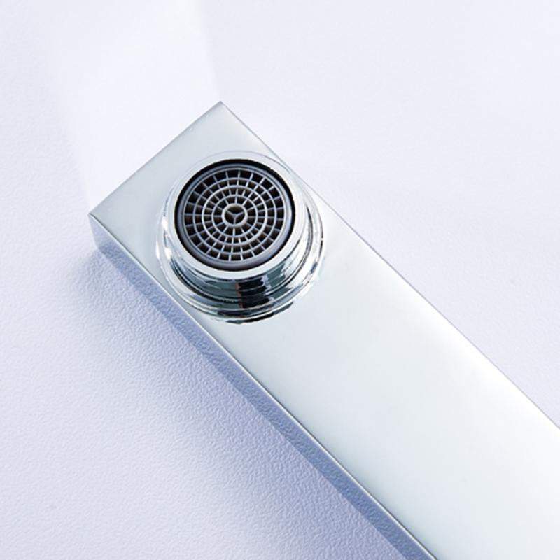 Temperature Display Long Nose Spout single handle Bathroom Faucet Temperature Display Long Nose Spout single handle Bathroom Faucet fluxurie.com 