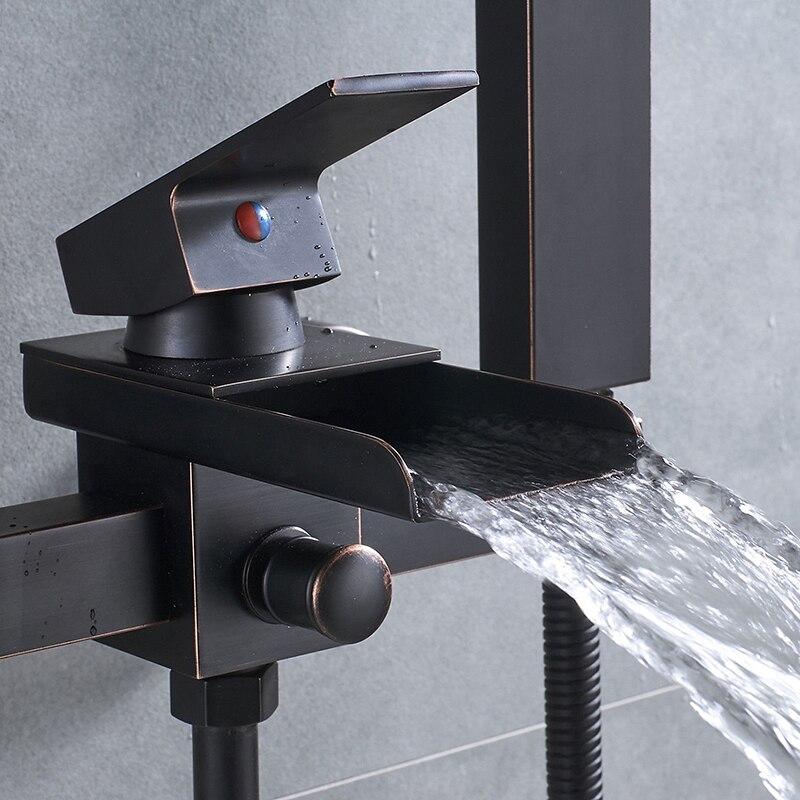 Wall Mount Classic Oil Rubbed Bronze Tub Faucet- ABRAXAS Abraxas FLUXURIE.COM 