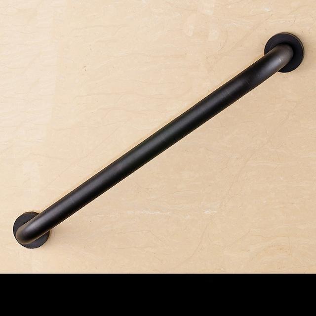 Wall Mounted Helping Handle Bars for Bathtub Safety FLUXURIE.COM Black Bronze 18.5" 